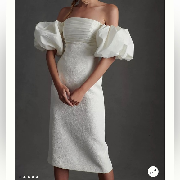 Anthropologie Dresses & Skirts - BHLDN White Dress Size 4